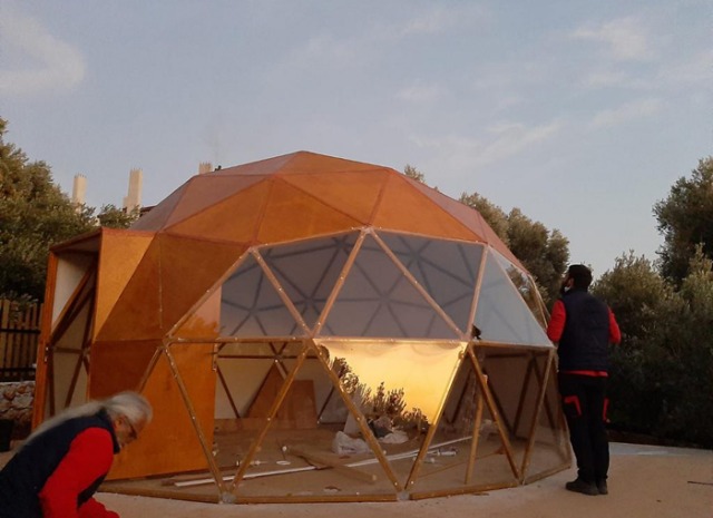 ANTALYA KAŞ - 1 adet 6 mt Ahşap Glamping Dome